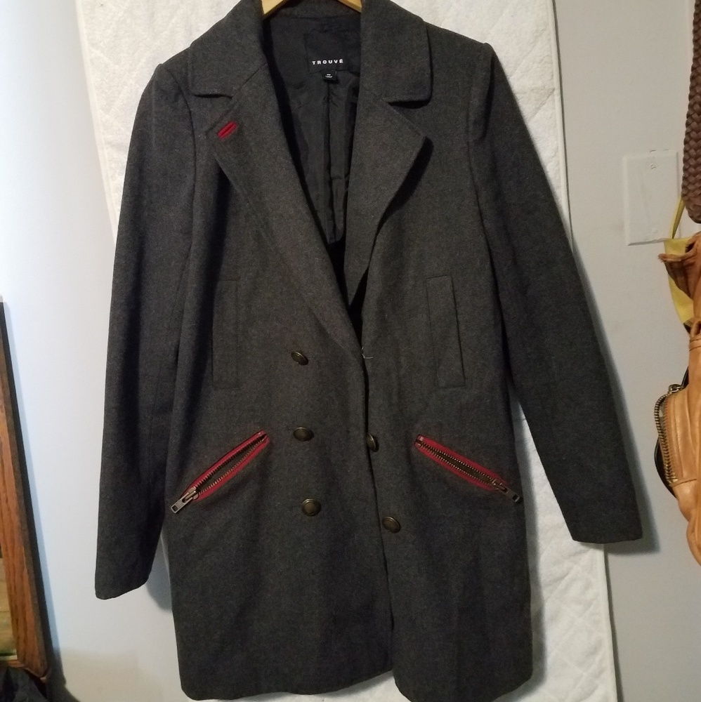 Anthropoligie trouve peacoat